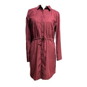 Soft maroon shirt dress - feels great